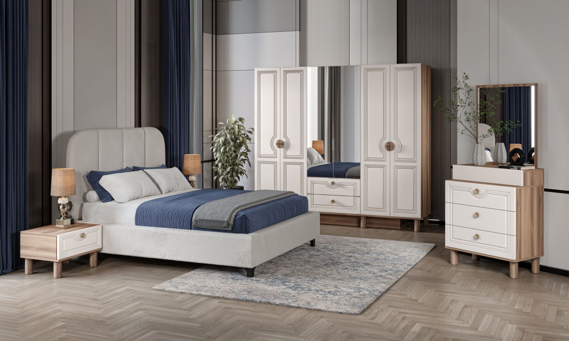 NEVADA YATAK ODASI (MDF)