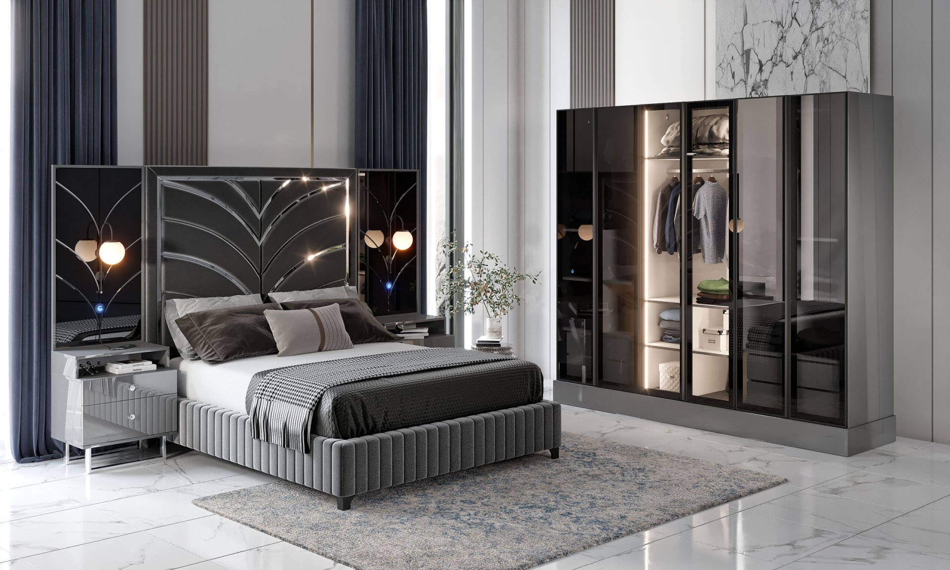 OPTIMUM YATAK ODASI (MDF)