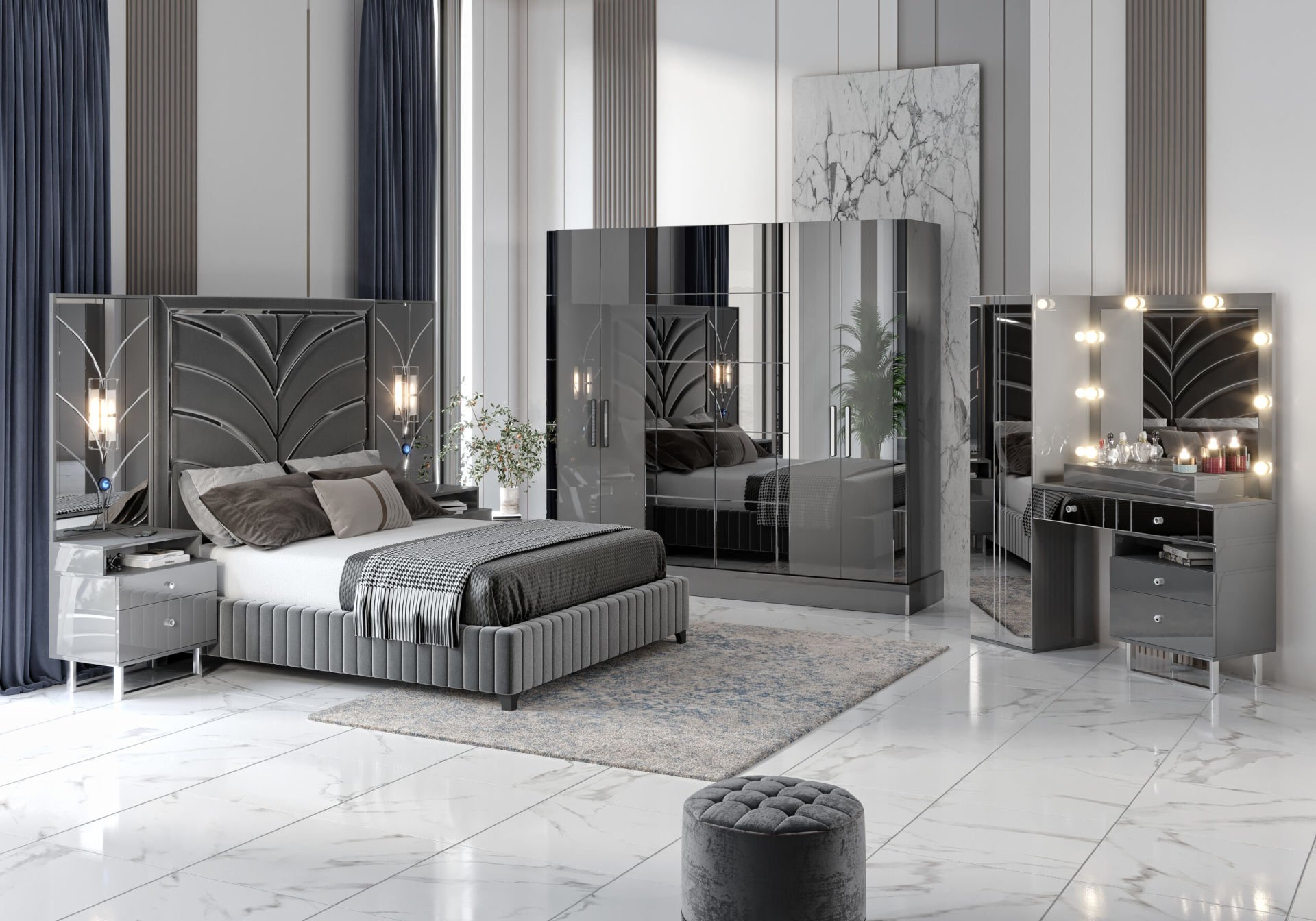 OMEGA YATAK ODASI (MDF)