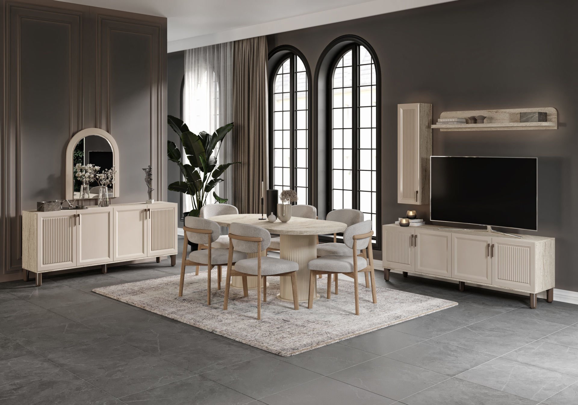 CAMELİA YEMEK ODASI (MDF)